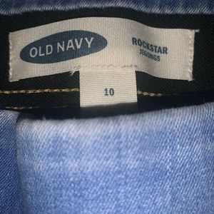Oldnavy rockstar10 jeans slimming waistband effect